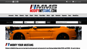 What Modifymystang.com website looked like in 2018 (5 years ago)