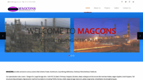 What Magcons.net website looked like in 2018 (5 years ago)