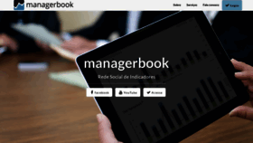 What Managerbook.com.br website looked like in 2018 (5 years ago)