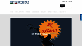 What Metaldetectoritalia.com website looked like in 2018 (5 years ago)