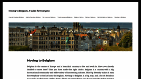 What Moving-tobelgium.be website looked like in 2018 (5 years ago)