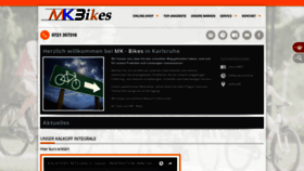 What Mkbikes.de website looked like in 2018 (5 years ago)