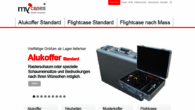 What Mycases.de website looked like in 2018 (5 years ago)