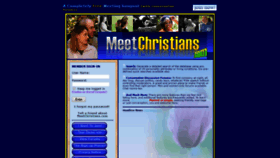 What Meetchristians.com website looked like in 2018 (5 years ago)