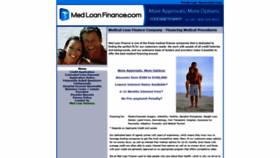 What Medloanfinance.com website looked like in 2018 (5 years ago)