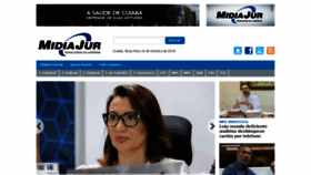 What Midiajur.com.br website looked like in 2018 (5 years ago)