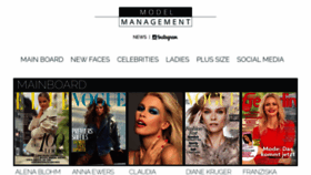 What Model-management.de website looked like in 2018 (5 years ago)