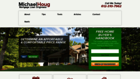 What Michaelhoug.com website looked like in 2018 (5 years ago)