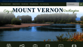 What Mountvernonwa.gov website looked like in 2018 (5 years ago)
