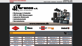 What Maranos-shop.de website looked like in 2018 (5 years ago)
