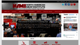 What Meatinstitute.org website looked like in 2018 (5 years ago)