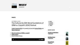 What Mssv.net website looked like in 2018 (5 years ago)