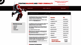 What Malwareurl.com website looked like in 2018 (5 years ago)