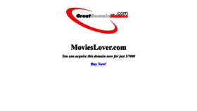 What Movieslover.com website looked like in 2018 (5 years ago)