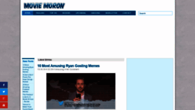 What Movie-moron.com website looked like in 2018 (5 years ago)