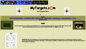 What Mytargets.com website looked like in 2018 (5 years ago)