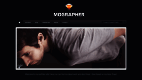 What Mographer.com website looked like in 2018 (5 years ago)