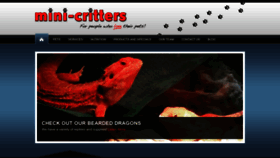What Minicritters.com website looked like in 2018 (5 years ago)