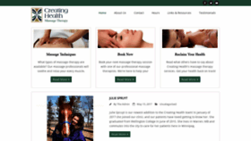 What Massagetherapywinnipeg.biz website looked like in 2018 (5 years ago)