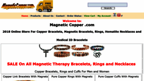What Magneticcopper.com website looked like in 2018 (5 years ago)