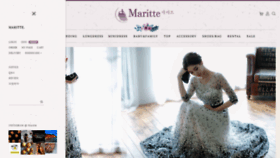 What Maritte.co.kr website looked like in 2018 (5 years ago)