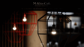 What Makhincafe.com website looked like in 2018 (5 years ago)