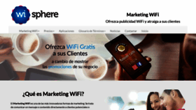 What Marketingwifi.es website looked like in 2018 (5 years ago)