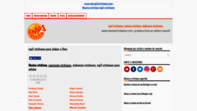 What Mismp3cristianos.com website looked like in 2018 (5 years ago)