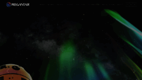 What Megastar.jp website looked like in 2018 (6 years ago)