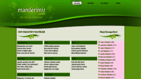 What Manilerimiz.com website looked like in 2018 (5 years ago)