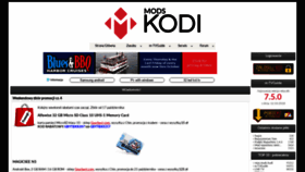 What Mods-kodi.pl website looked like in 2018 (5 years ago)