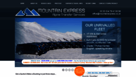 What Mountainexpress.co.uk website looked like in 2018 (5 years ago)