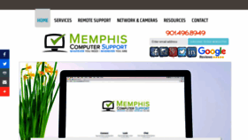 What Memphiscomputersupport.com website looked like in 2018 (5 years ago)