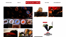 What Moshimo.co.uk website looked like in 2018 (5 years ago)