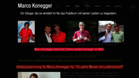 What Marco-konegger.com website looked like in 2018 (5 years ago)