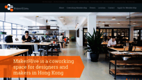 What Makerhive.com.hk website looked like in 2018 (5 years ago)