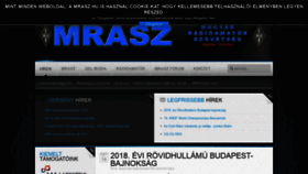 What Mrasz.hu website looked like in 2018 (5 years ago)