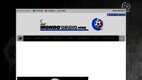 What Mondocalcionews.it website looked like in 2018 (5 years ago)
