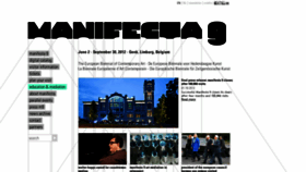 What Manifesta9.org website looked like in 2018 (5 years ago)