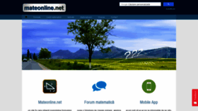 What Mateonline.net website looked like in 2018 (5 years ago)