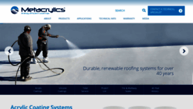 What Metacrylics.com website looked like in 2018 (5 years ago)