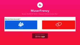 What Muserfrenzy.com website looked like in 2018 (5 years ago)