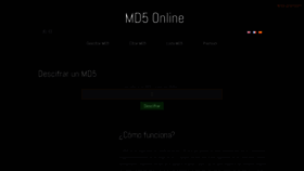What Md5online.es website looked like in 2018 (5 years ago)