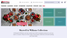 What Maxwellandwilliams.com.au website looked like in 2018 (5 years ago)