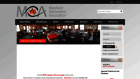 What Marylandoptometry.org website looked like in 2018 (5 years ago)
