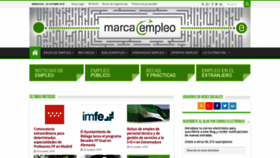 What Marcaempleo.es website looked like in 2018 (5 years ago)