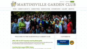 What Martinsvillegardenclub.org website looked like in 2018 (5 years ago)