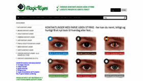 What Magic4eyes.dk website looked like in 2018 (5 years ago)