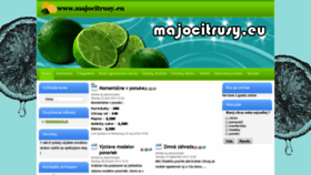 What Majocitrusy.eu website looked like in 2018 (5 years ago)