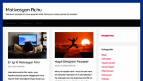 What Motivasyonruhu.net website looked like in 2018 (5 years ago)